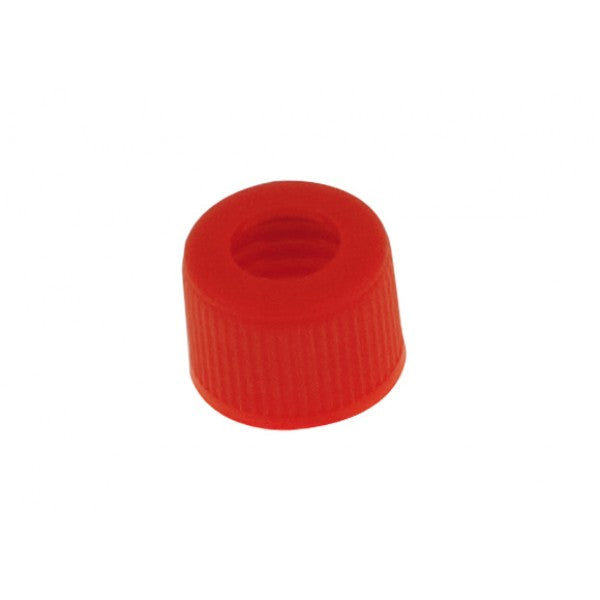 SMALL DRILLED PLUG FOR FUEL TANK RED