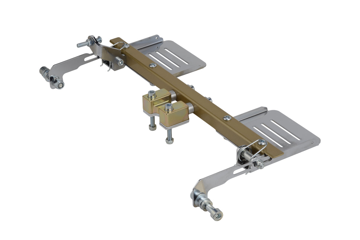 COMPLETE RUDDER PEDALS FOR MINI KARTS