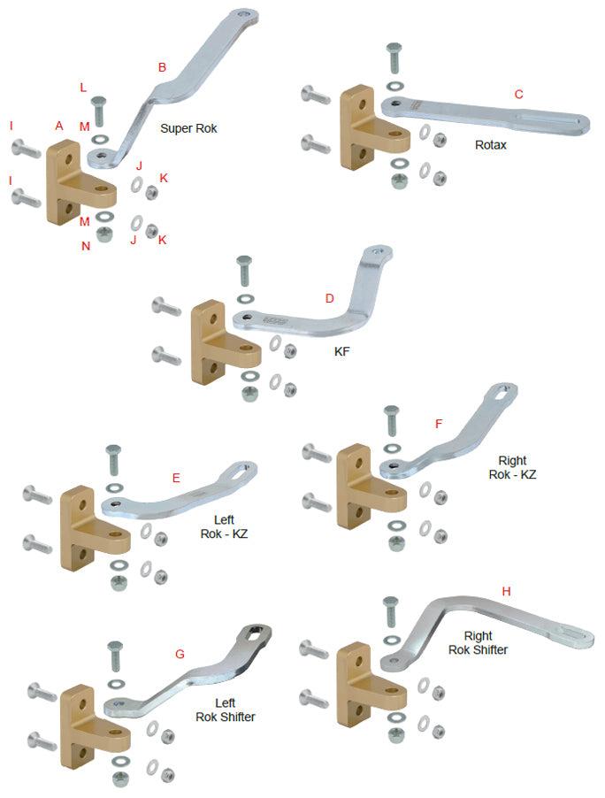OTK Original Kart Part, Exhaust Support