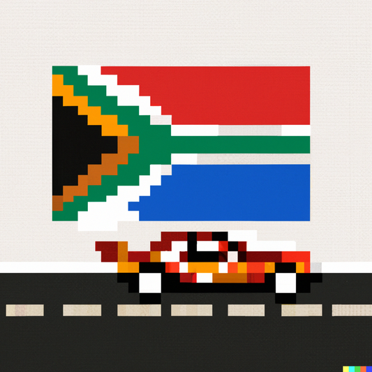 karting in cape town pixel art