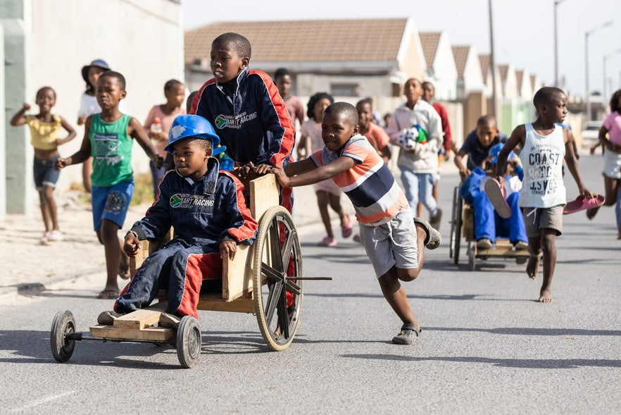 Gugulethu goes gaga for go-karts (Go-karting with a difference)