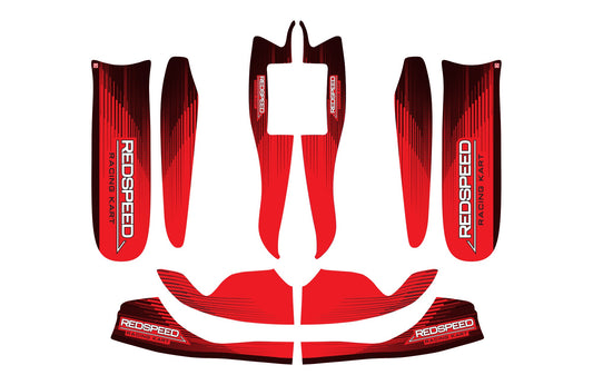 REDSPEED MINI KART STICKERS