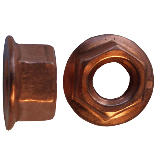 Tillotson Nut Flanged Metal Block Copper M8