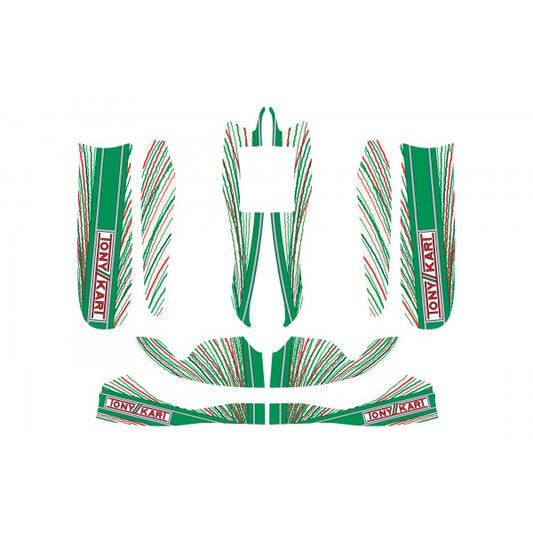 M8 MINI BODYWORK'S STICKERS KIT TONY KART 2022
