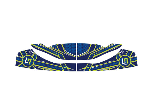 M10 LN FRONT FAIRING (NOSE CONE) STICKER KIT (SNR)