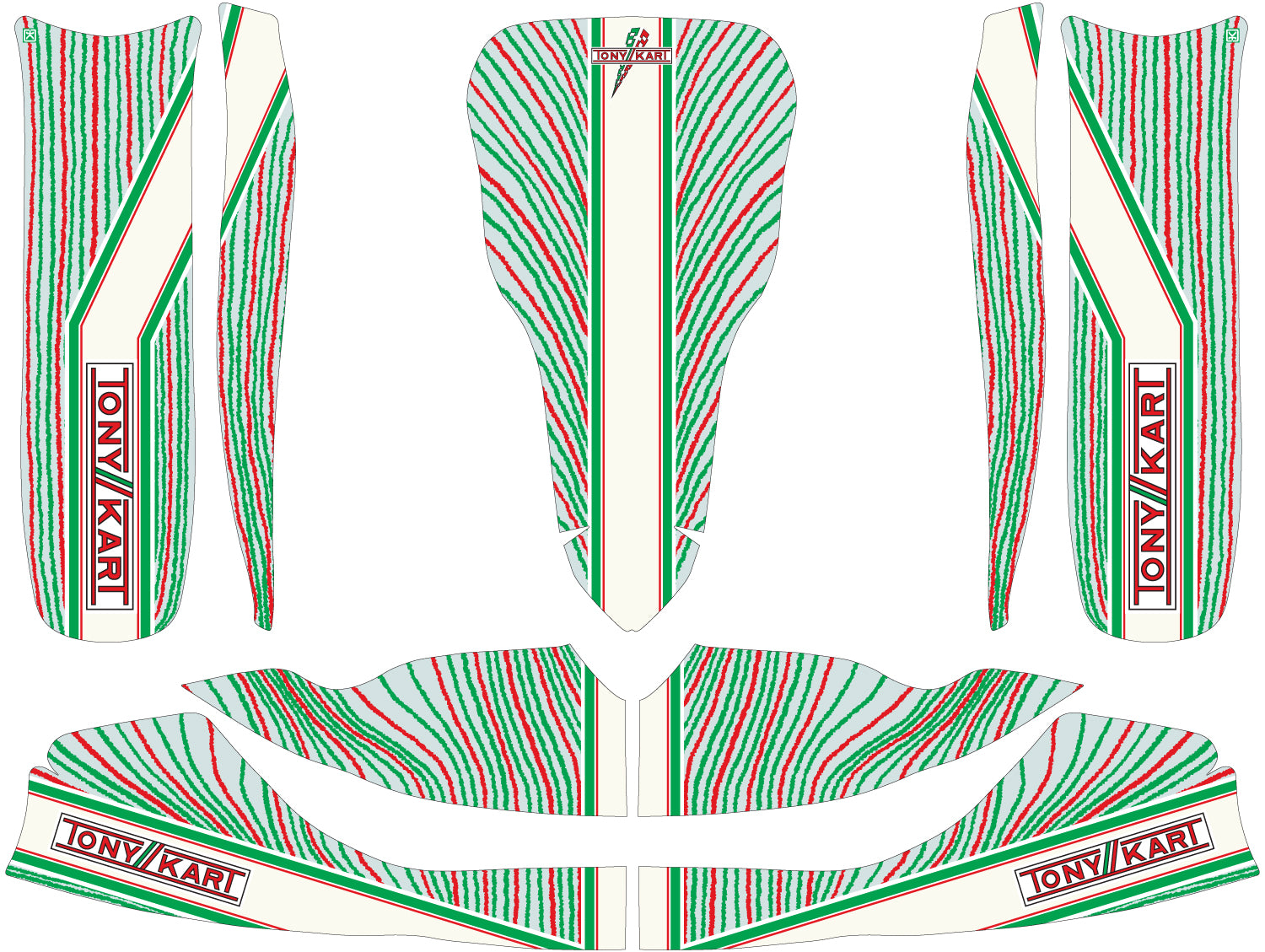 TONY 2015 BODYWORKS' STICKER KIT